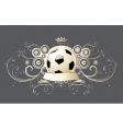 Soccer emblem vector image