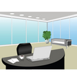 Modern office vector image