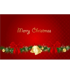Christmas card vector image
