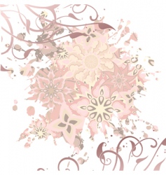 Floral background Floral background vector image
