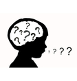 Childrens questions vector image