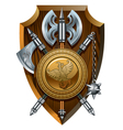 Crest of arms vector image
