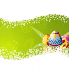 Easter frame vector image