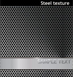 Metal pattern grill texture vector image