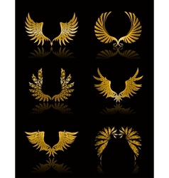 Set of Wings vector image