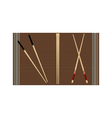Chopsticks for sushi vector image