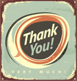 Thank you very much vector image