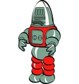 Retro Toy Robot vector image