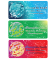 Globe banners vector image