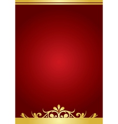 Red luxury background vector image