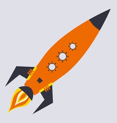 Cartoon rocket Cartoon rocket vector image