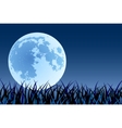 Big moon vector image