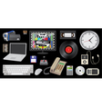 Electronic device and media vector image