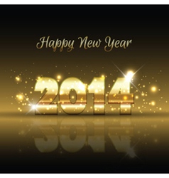 Happy New Year background vector image