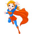 Super girl vector image