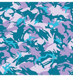 Blue city camouflage seamless pattern Blue city camouflage seamless pattern vector image