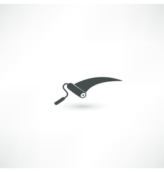 Paint roller icon vector image