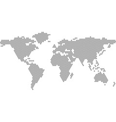 World map vector image