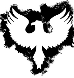 Grunge eagle vector image