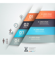 Business step infographics elements vector image