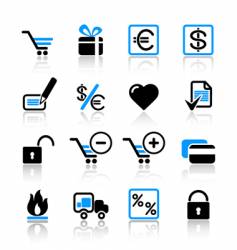 Web icons vector image