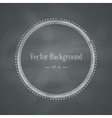 Chalkboard Retro Background vector image