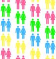 People silhouettes People silhouettes vector image
