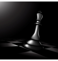 Chess king vector image