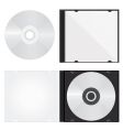 Disc and box vector image