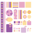 Floral Decorative Design Element vector image