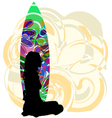 Surfer vector image