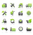 Shipping icons vector image