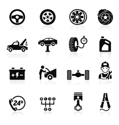 Car service maintenance icon vector image