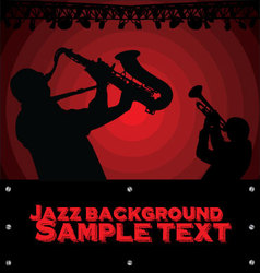 Abstract Jazz music background vector image