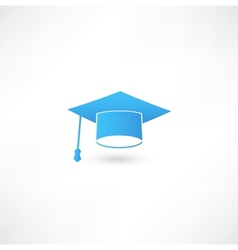 Graduation cap vector image