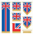 Uk wall hangings vector image