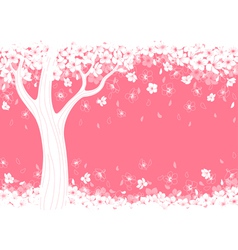 Blossom tree vector image