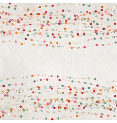 Vintage Dots Background vector image