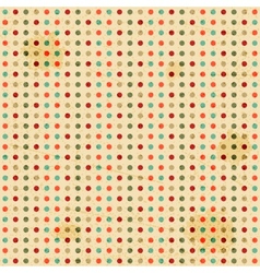 seamless polka dot pattern vector image vector image