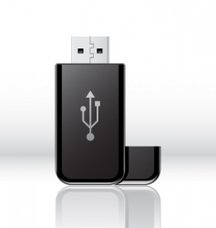 USB flash drive vector image