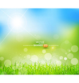 Natural green background vector image
