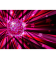 Disco ball background vector image
