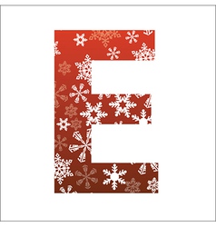 E Letter vector image