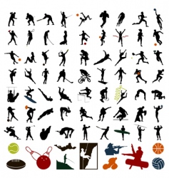 Sports people vector image
