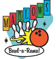 Retro Bowling Alley Signs vector image