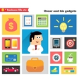 Business gadgets and stuff vector image