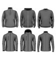 Collection of men clothes vector image