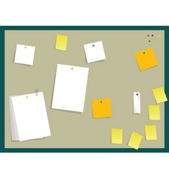 Sticky board vector image