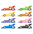 Racing car vector image