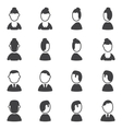 Set of avatar icons vector image
